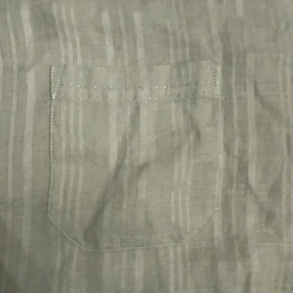 Tommy Bahama 100% Linen Green Short Sleeve Shirt – Size XL - Picture 7 of 13